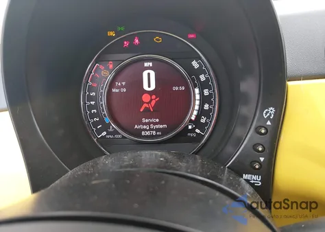 2017 Fiat 500 Lounge из США, поврежденный, VIN 3C3CFFCR4HT594278